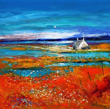 Machair wild cotton and wild flowers South Uist 24x24 SOLD
Machair wild cotton and wild flowers South Uist 24x24 SOLD
